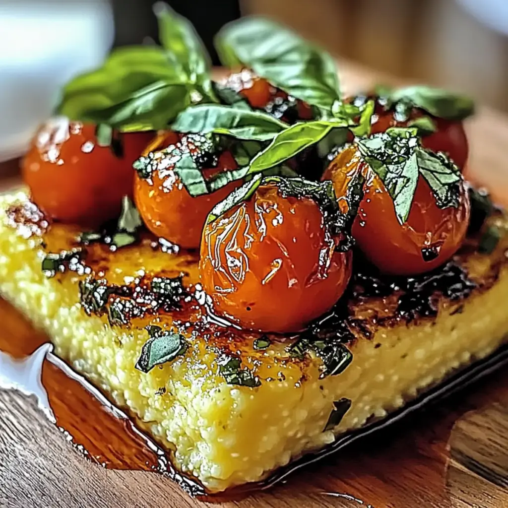 Herbed Polenta & Roasted Tomato Bake