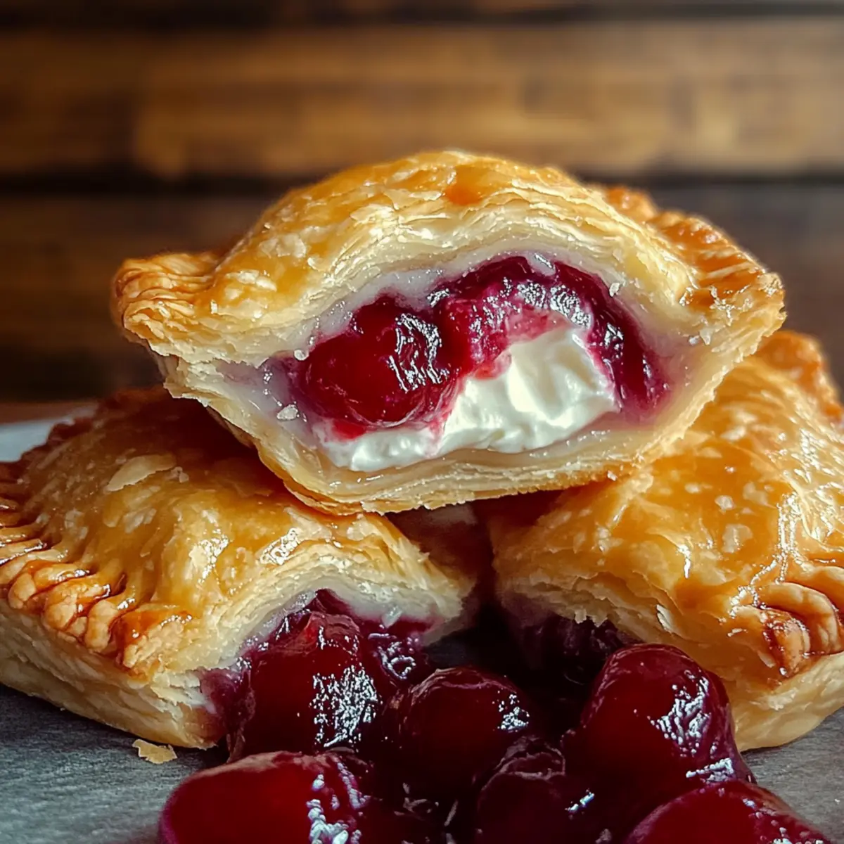 Delicious Cherry Cheesecake Hand Pies for Sweet Indulgence