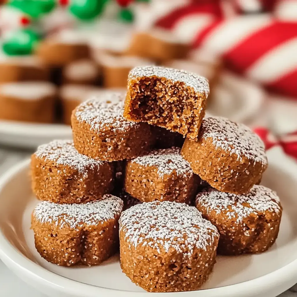 Easy Gingerbread Cookie Bites