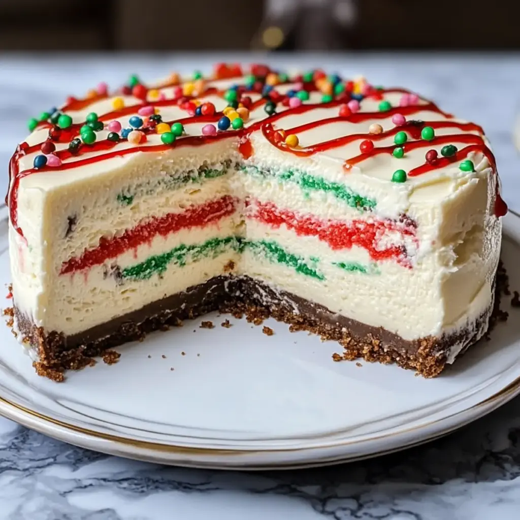 Creamy Little Debbie Christmas Tree Cheesecake