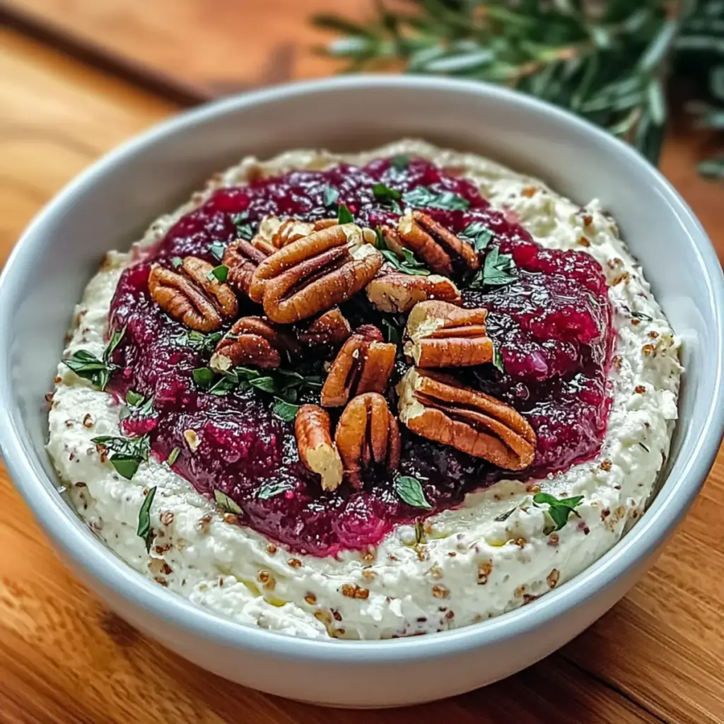 Cranberry Whipped Feta Dip