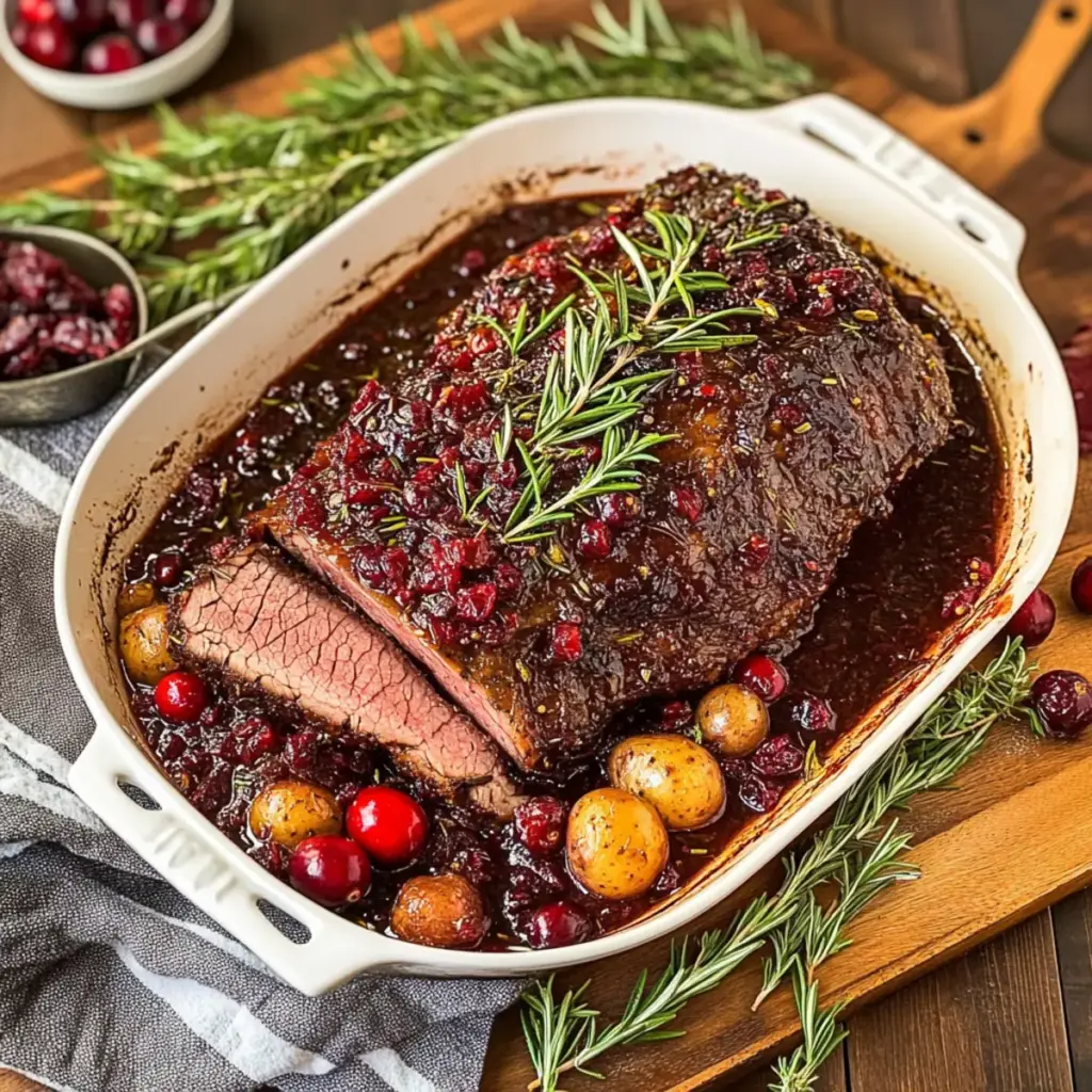 Cranberry Holiday Beef Brisket