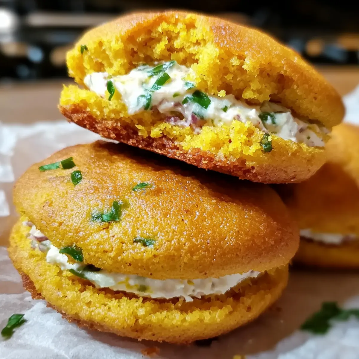 Jalapeño Cornbread Whoopie Pies