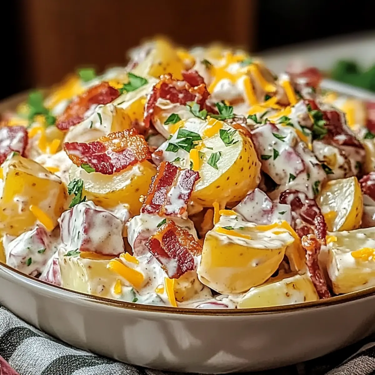 Steakhouse Potato Salad Side Dish
