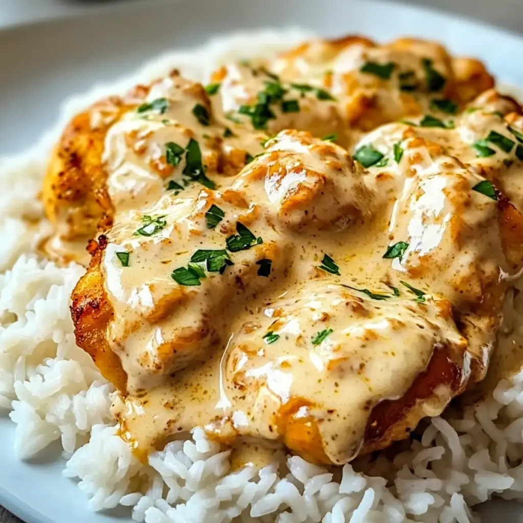 Best Smothered Chicken and Rice
