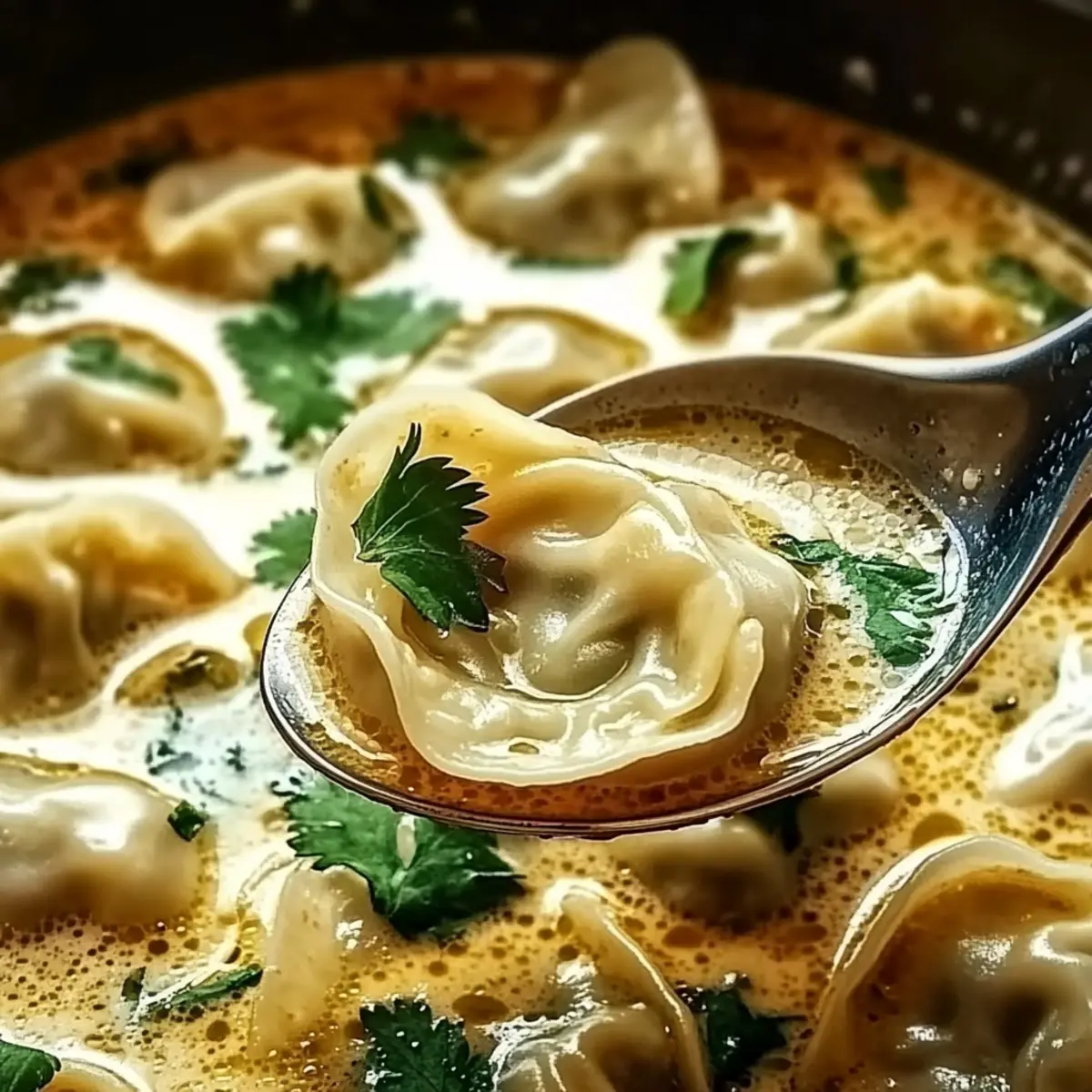 Cozy Thai Potsticker Soup Flavorful Broth & Dumplings