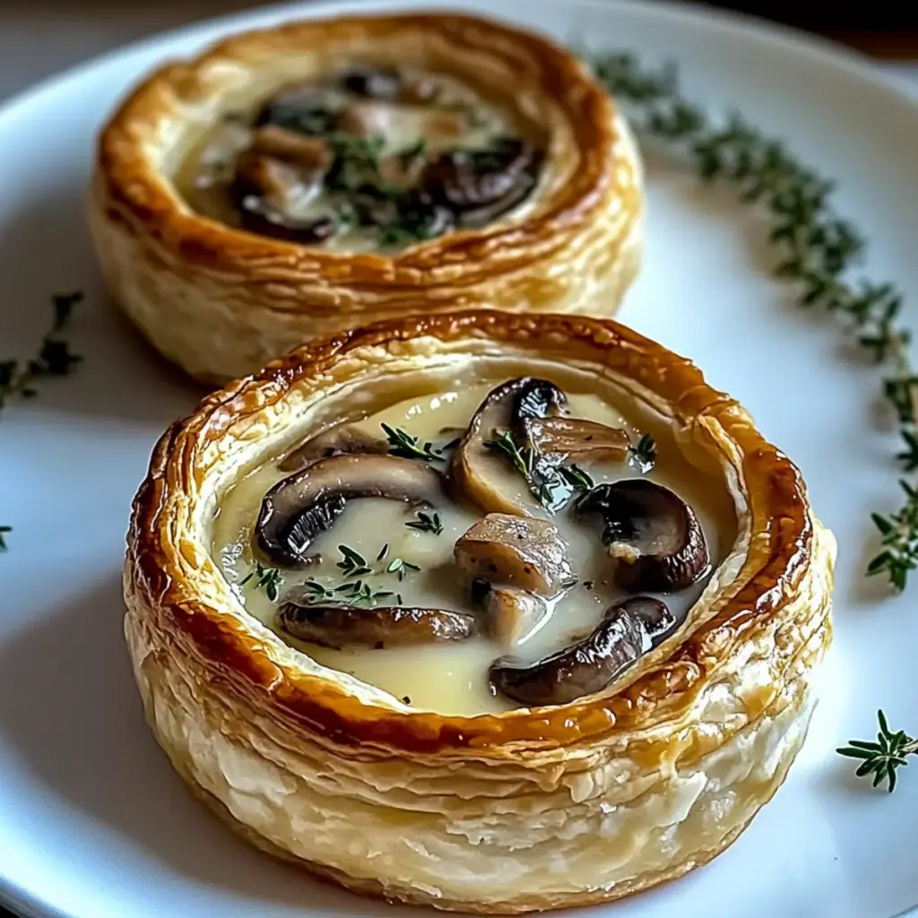 Mini Mushroom & Gruyère Pot Pies