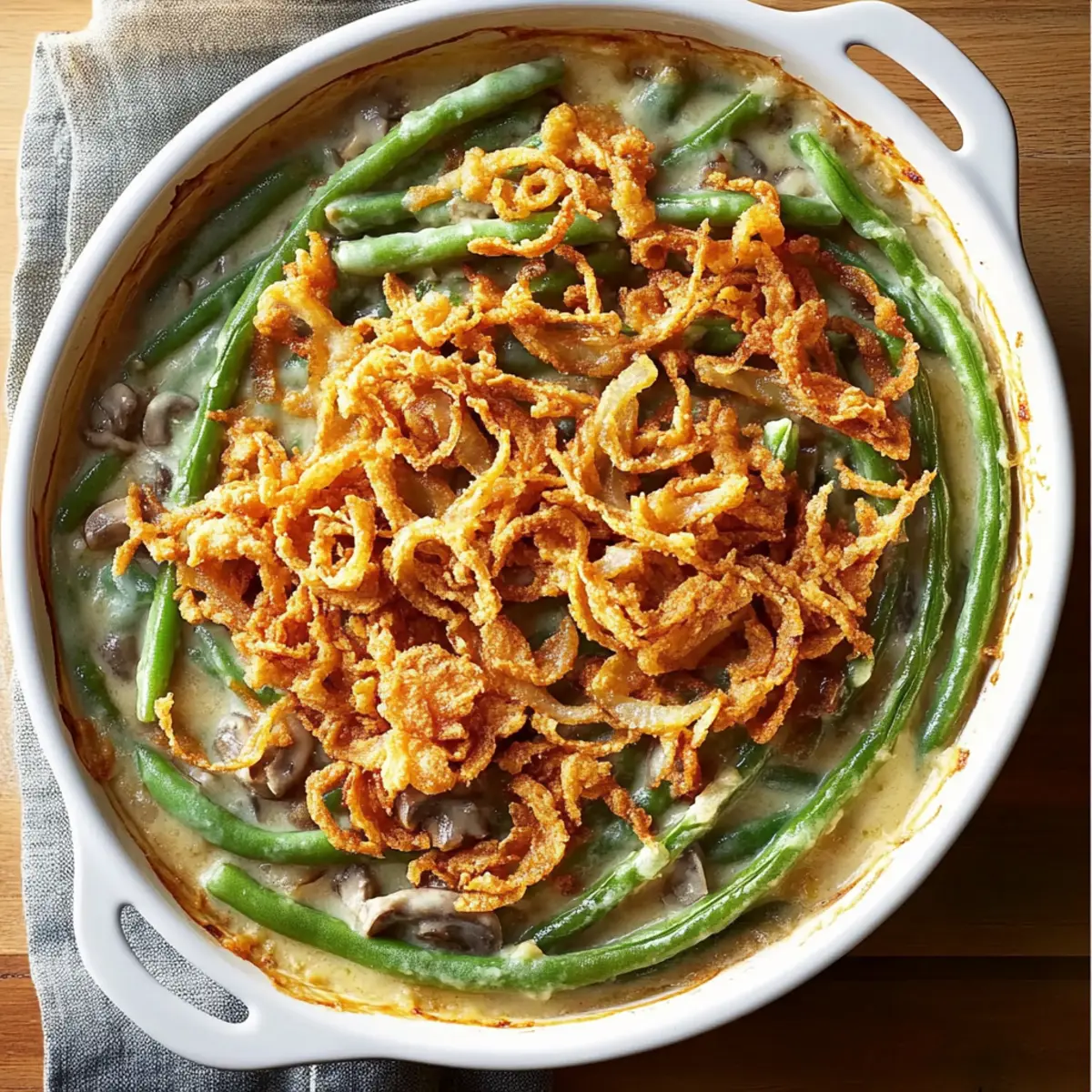 Comforting Southern Green Bean Casserole