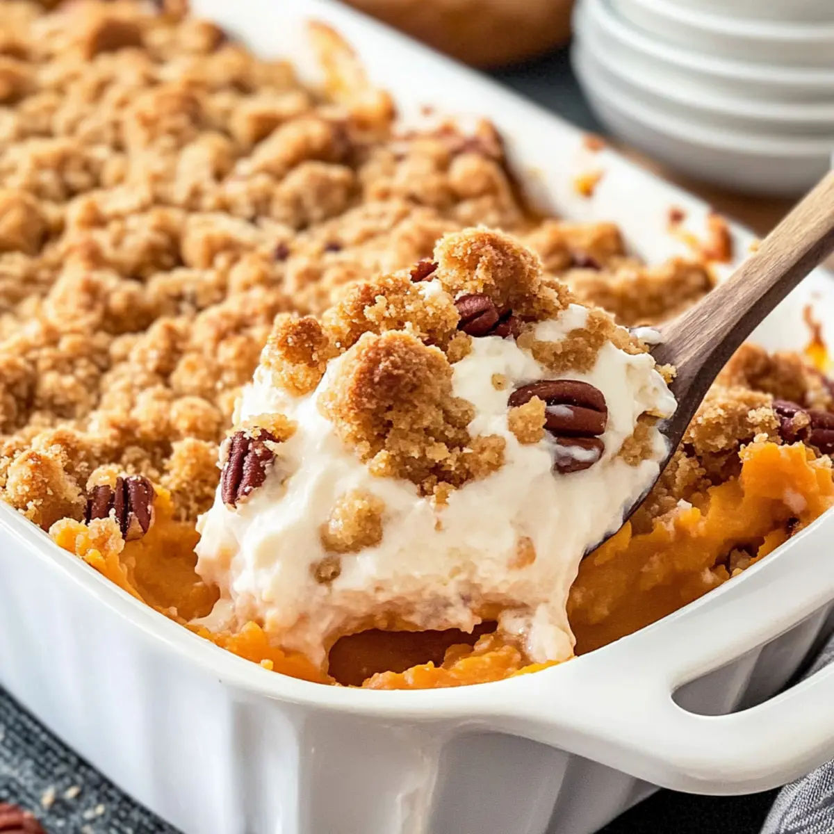 Sweet Potato Casserole with Marshmallows