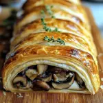 Mushroom & Gruyère Puff Pastry Braid Recipe