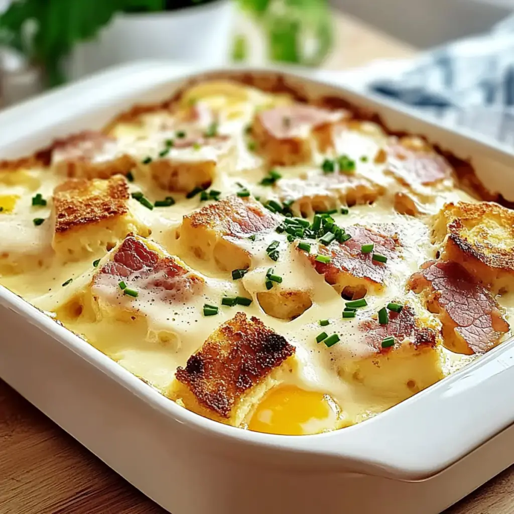 Eggs Benedict Casserole Brunch Bake
