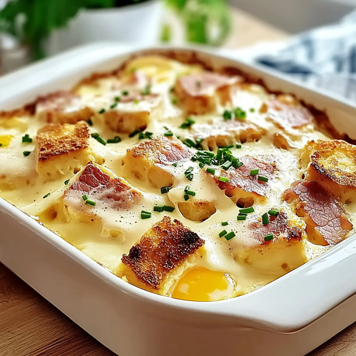 Eggs Benedict Casserole Brunch Bake