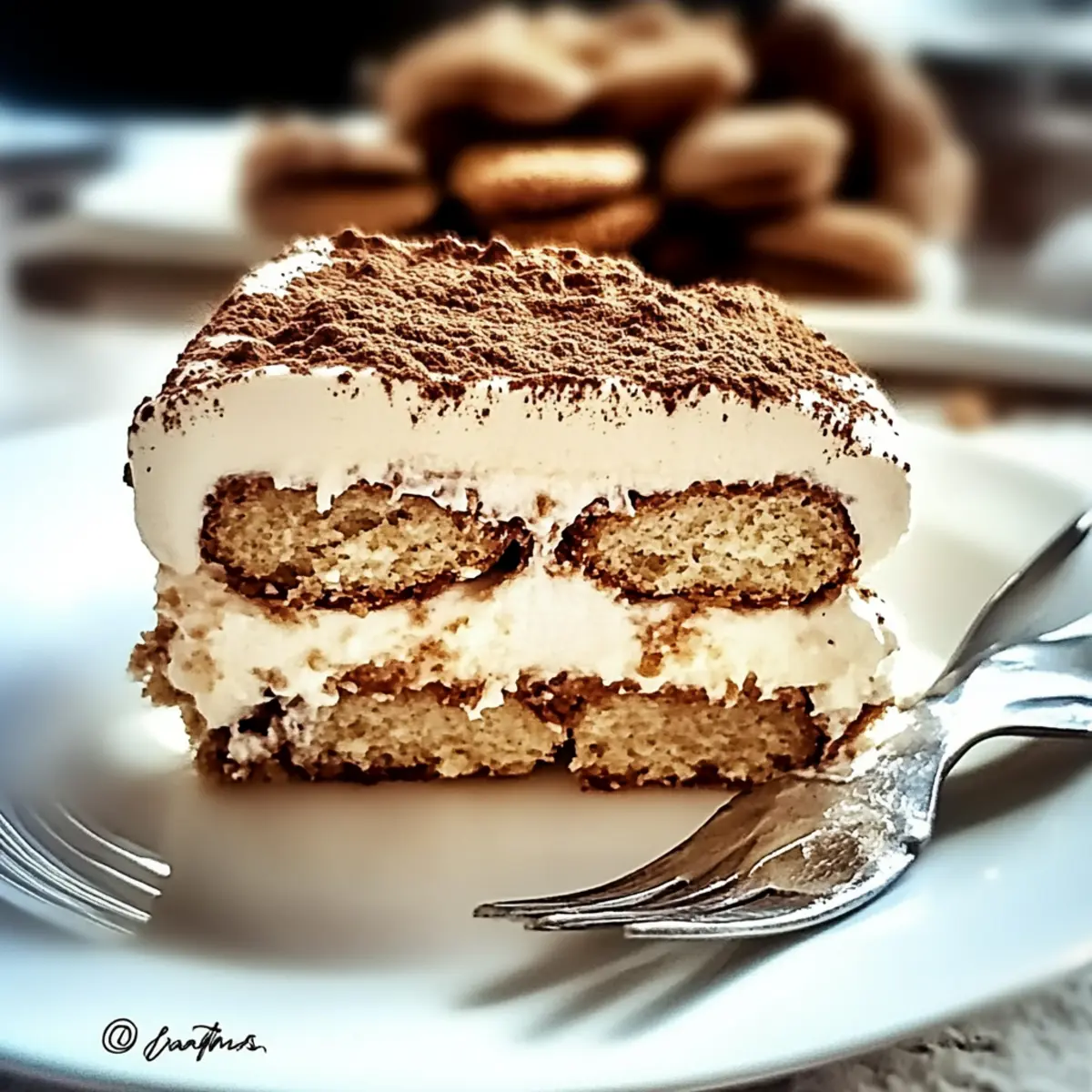Gingerbread Tiramisu Dessert