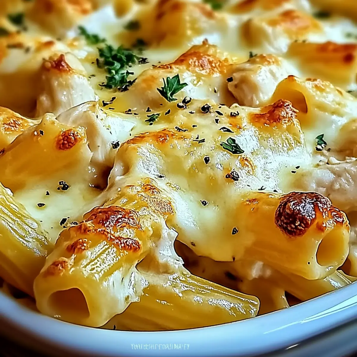 Cozy Creamy Chicken Mozzarella Pasta