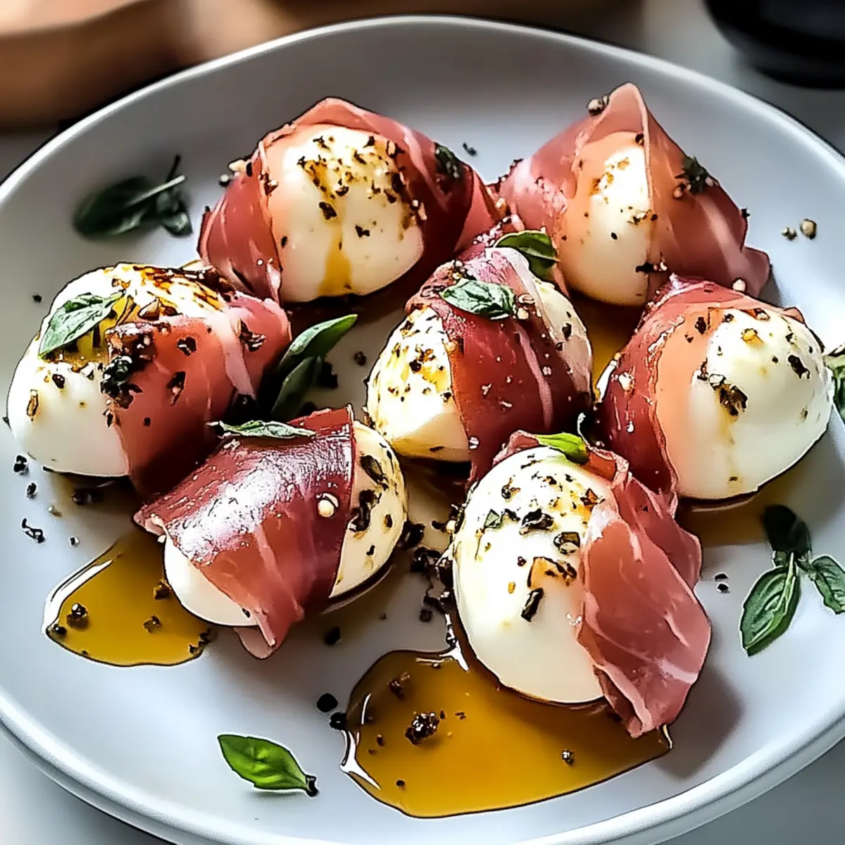 Savory Prosciutto Wrapped Mozzarella Bites You’ll Love