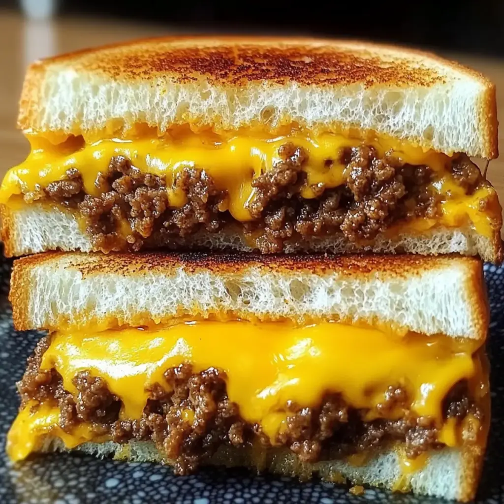Cheeseburger Grilled Cheese Fusion