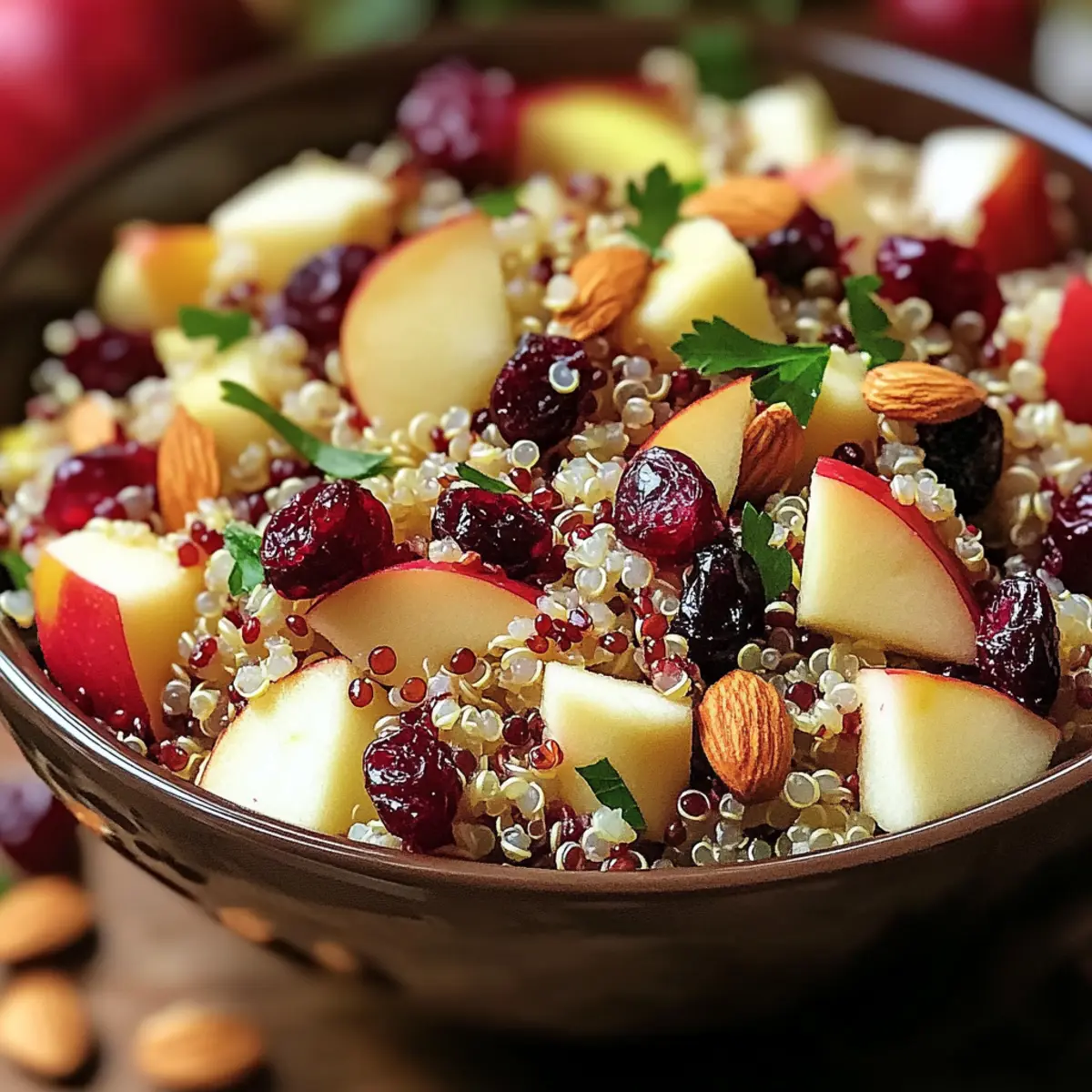 Cranberry Apple Quinoa Salad