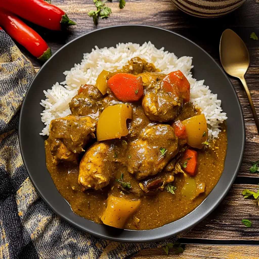Authentic Jamaican Curry Chicken