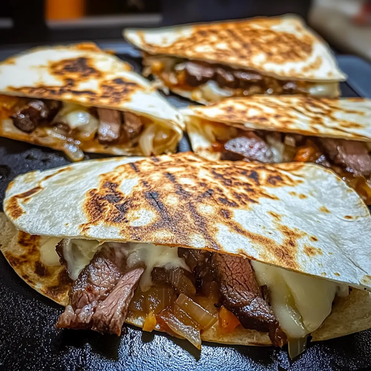 Steak Cheese Quesadillas