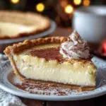 Christmas Eve Cinnamon-Vanilla Custard Pie