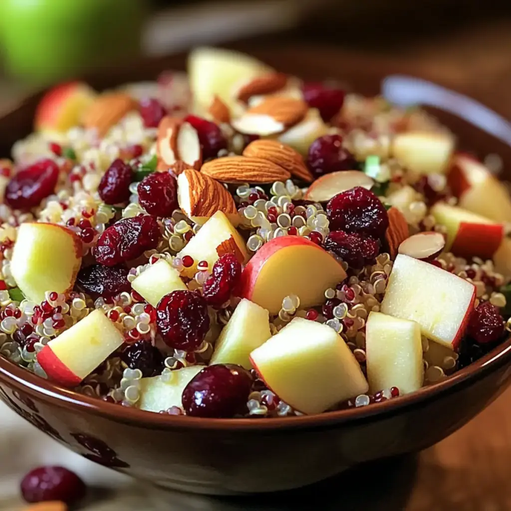 Cranberry Apple Quinoa Salad