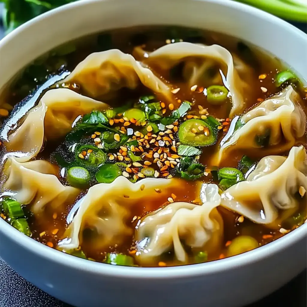 Dumpling Potsticker Soup