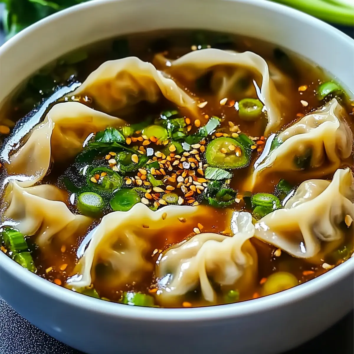 Dumpling Potsticker Soup: Cozy One-Pot Wonder for All!