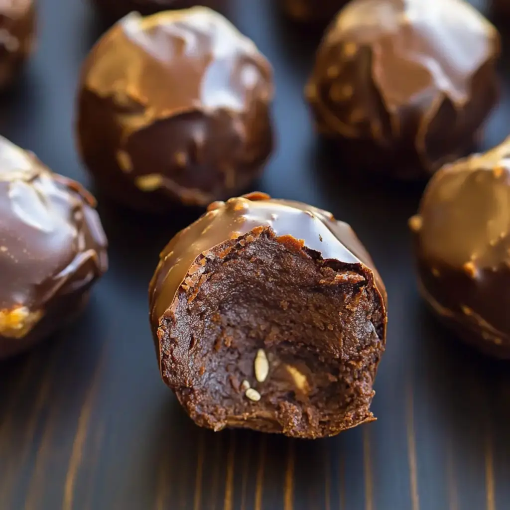 No Bake Brownie Bites