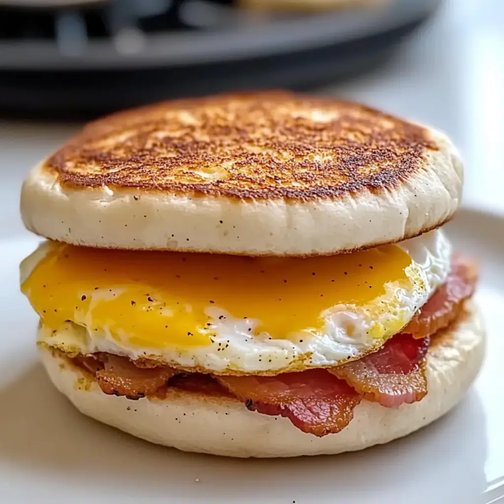 Air Fryer Breakfast Sandwiches