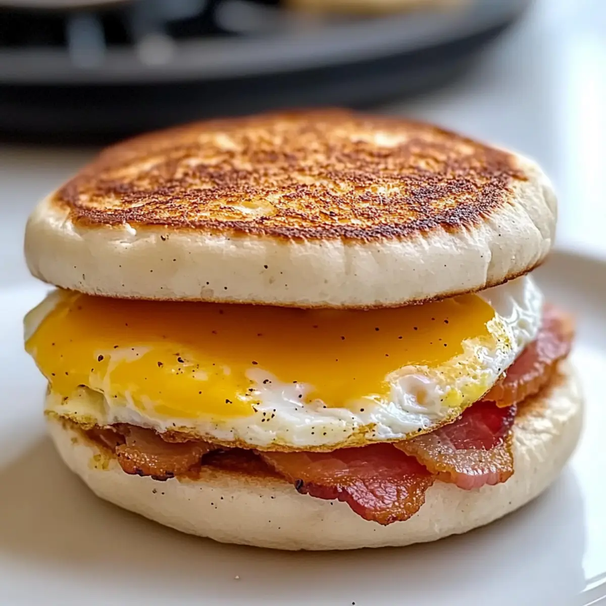 Crispy Air Fryer Breakfast Sandwiches in Just 8 Minutes