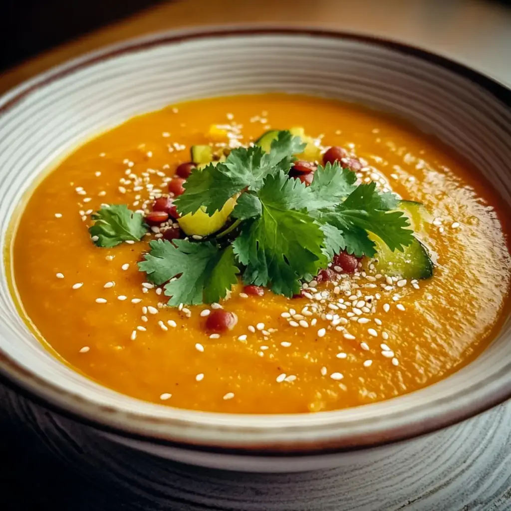 Sesame Carrot Soup