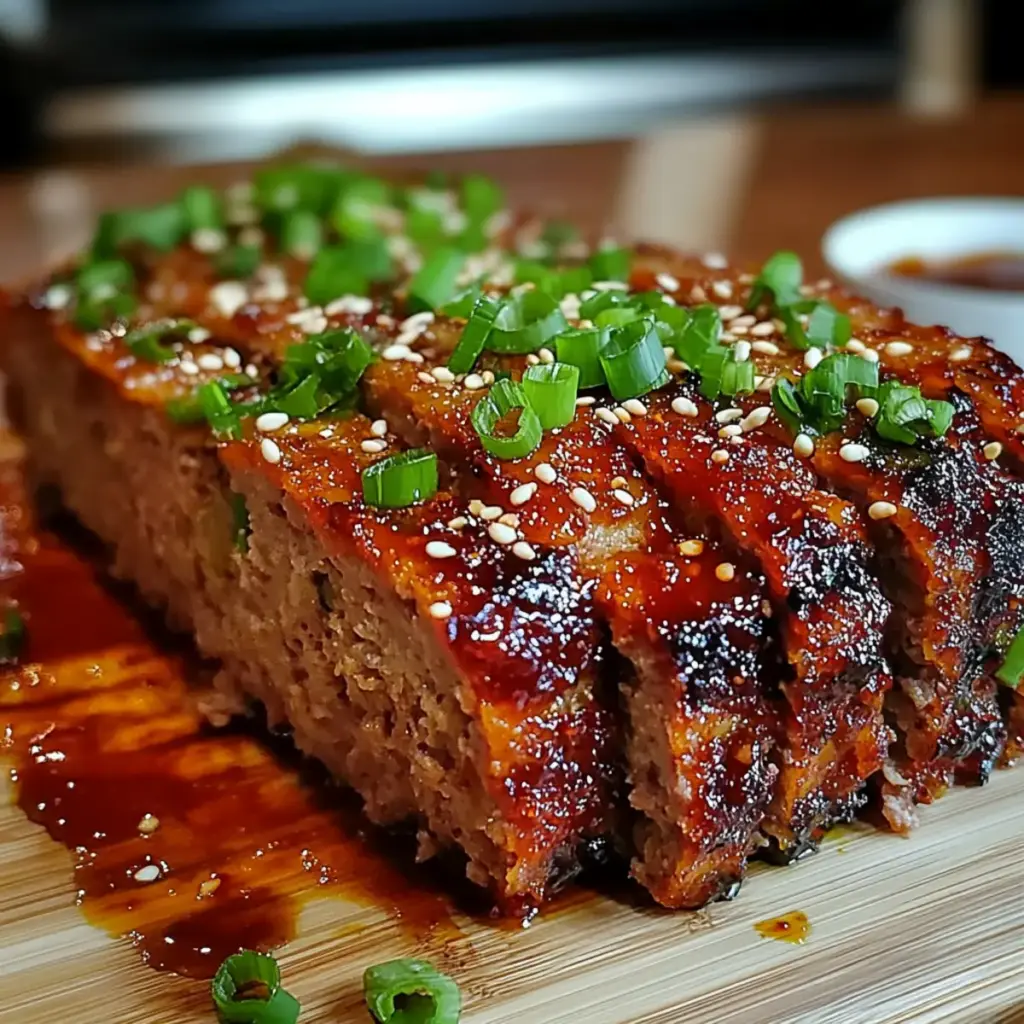 Sweet & Spicy Korean BBQ Meatloaf