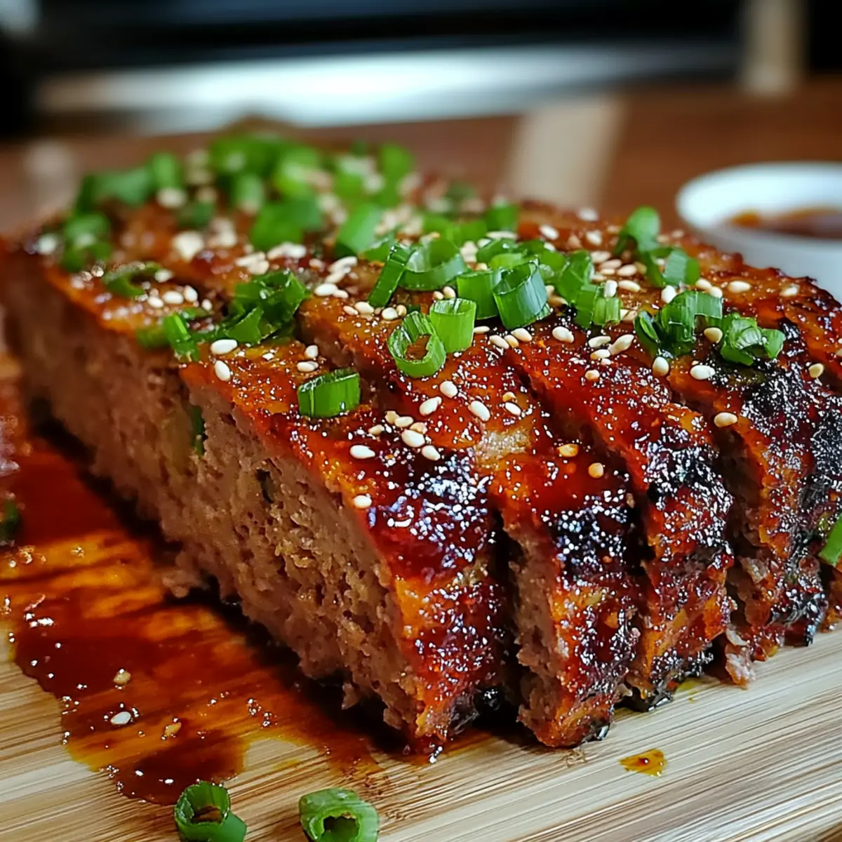 Sweet & Spicy Korean BBQ Meatloaf