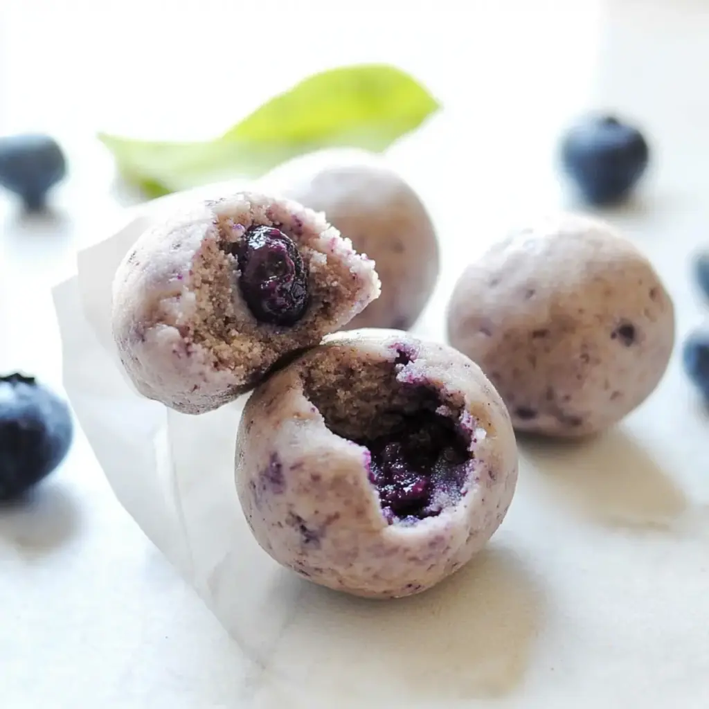 Blueberry Cheesecake Protein Balls