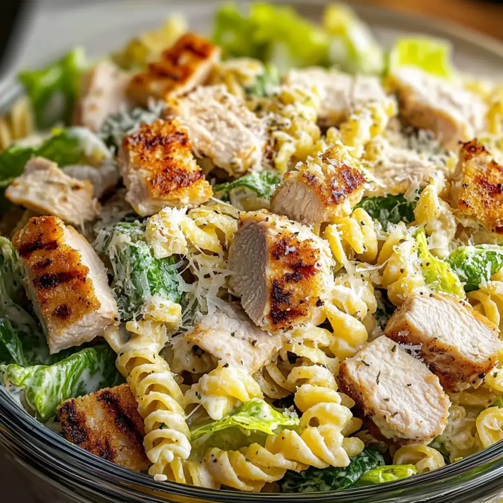 Chicken Caesar Pasta Salad