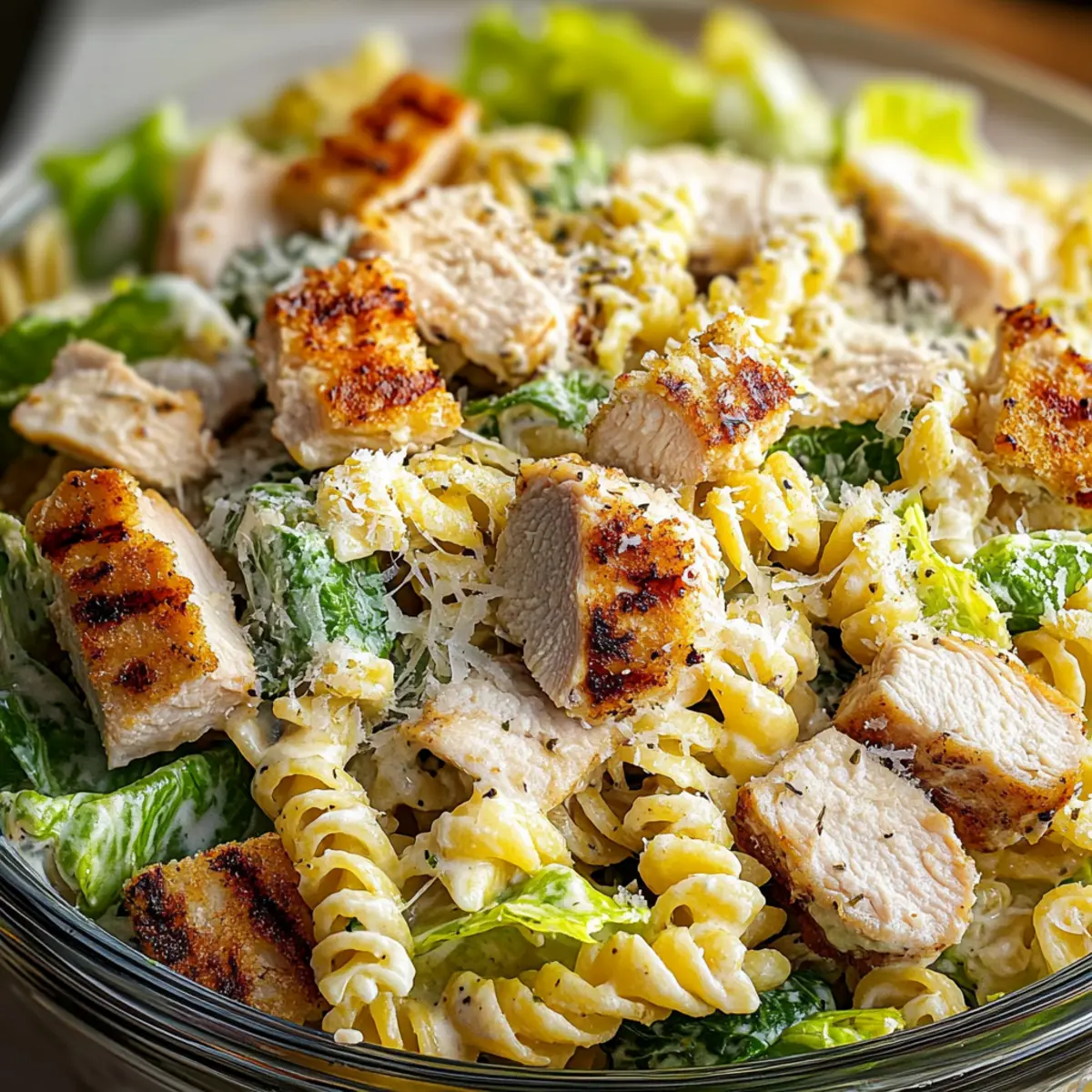 Chicken Caesar Pasta Salad