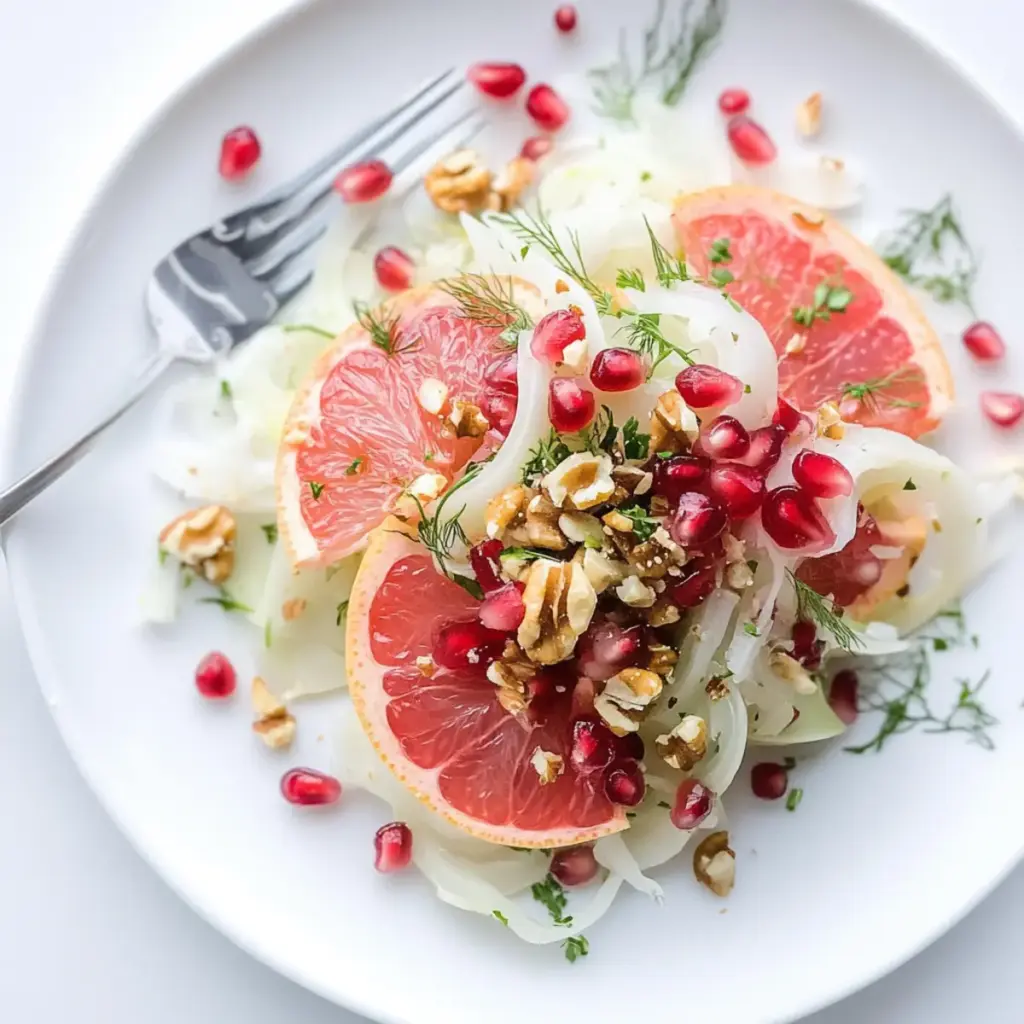 Fennel Salad With Pomegranate And Grapefruit