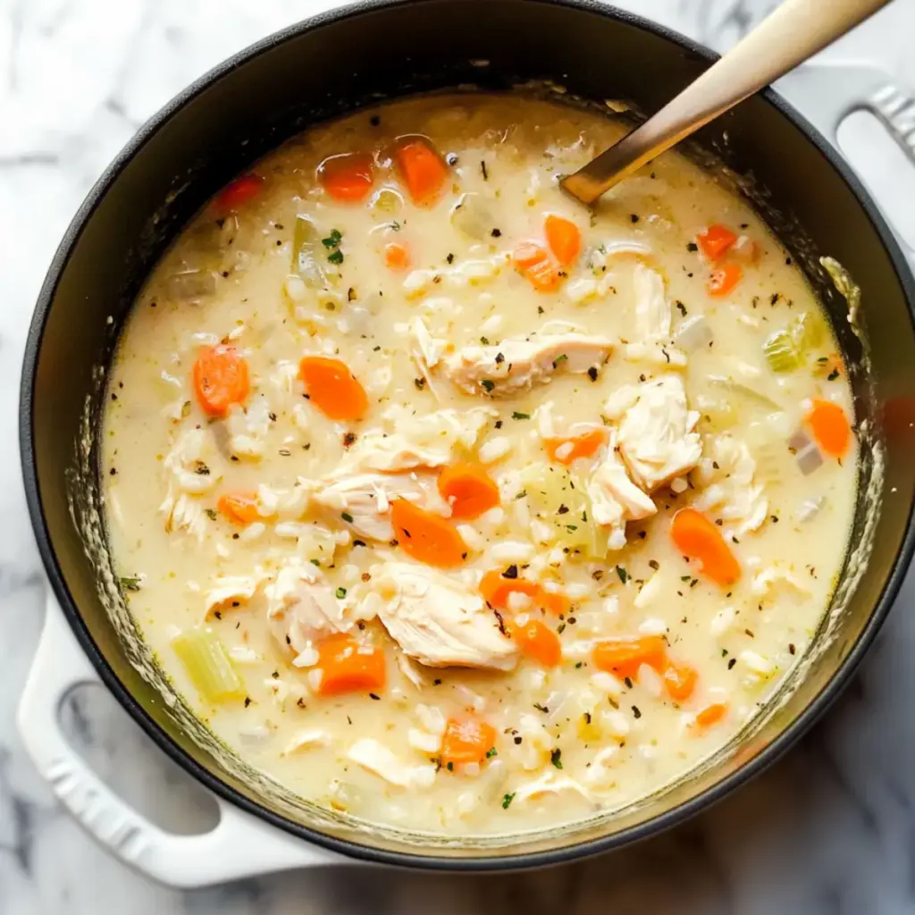 Creamy Chicken and Rice Soup