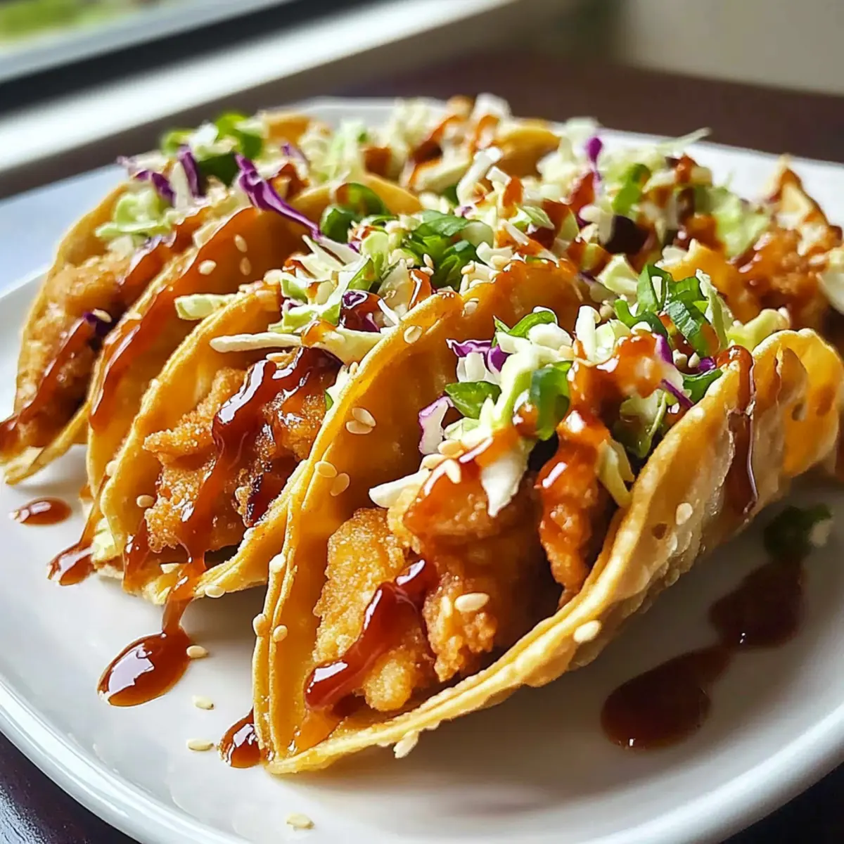Crispy Chicken Wonton Tacos: Crunchy, Flavor-Packed Delight