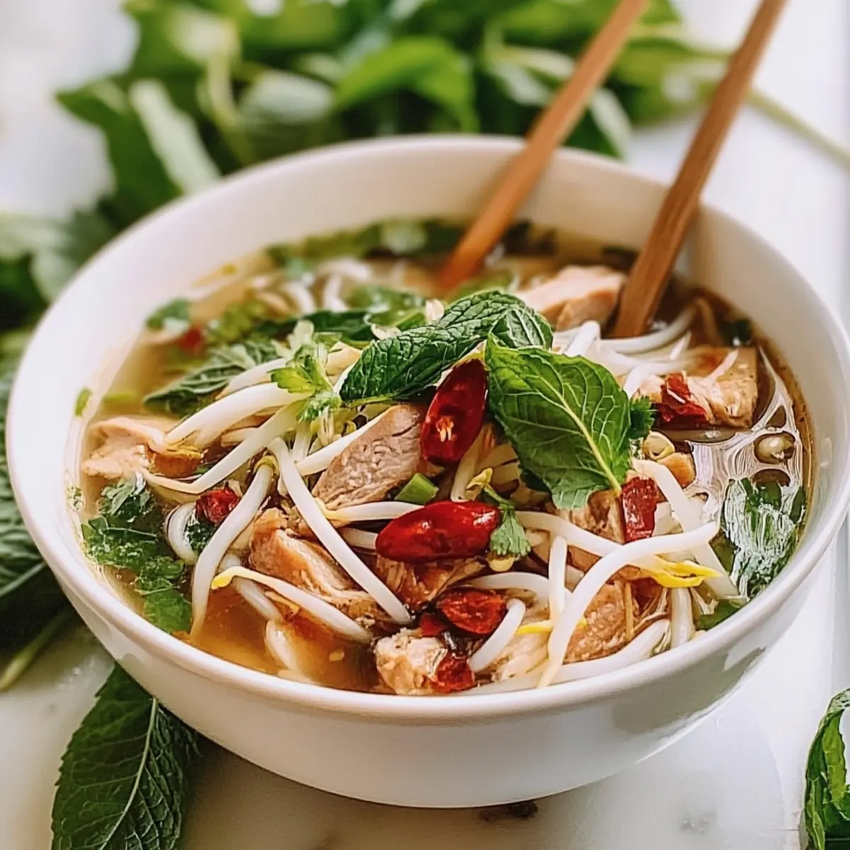 Quick Chicken Pho
