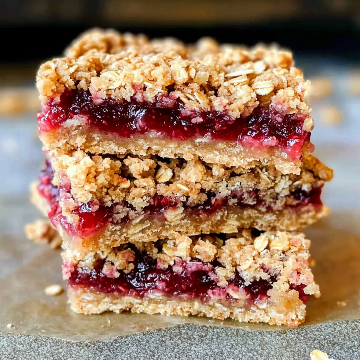 Berry Oat Bars