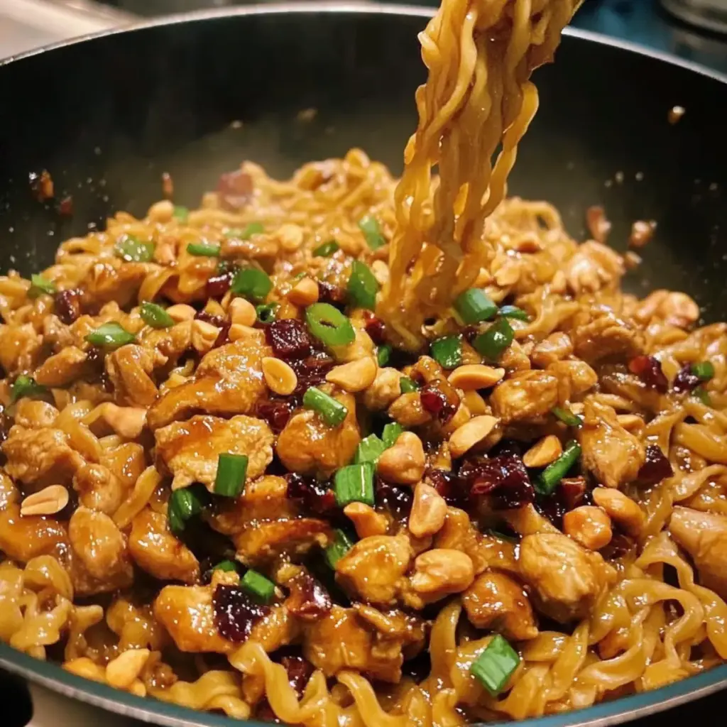 Kung Pao Chicken Noodles
