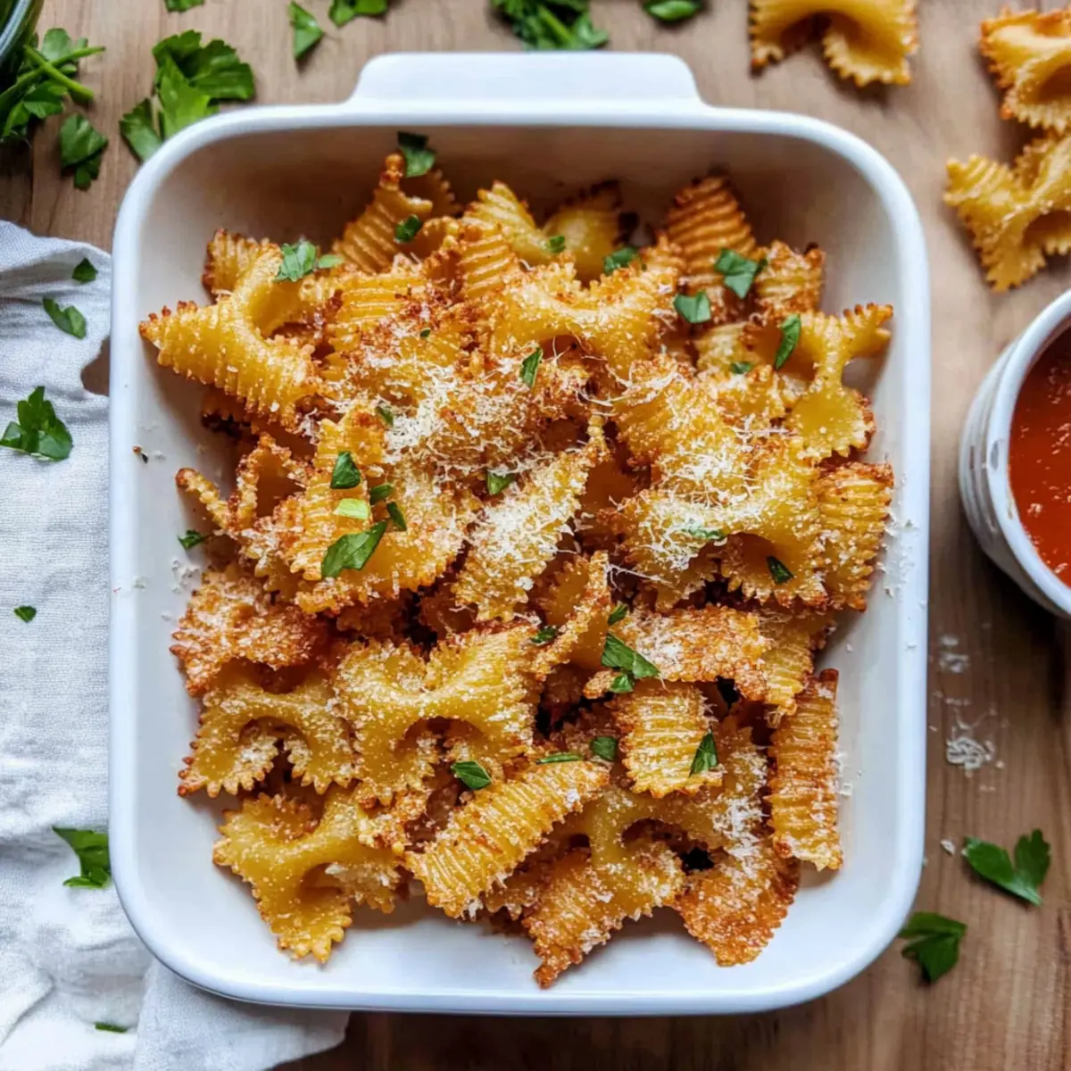 Air Fryer Pasta Chips