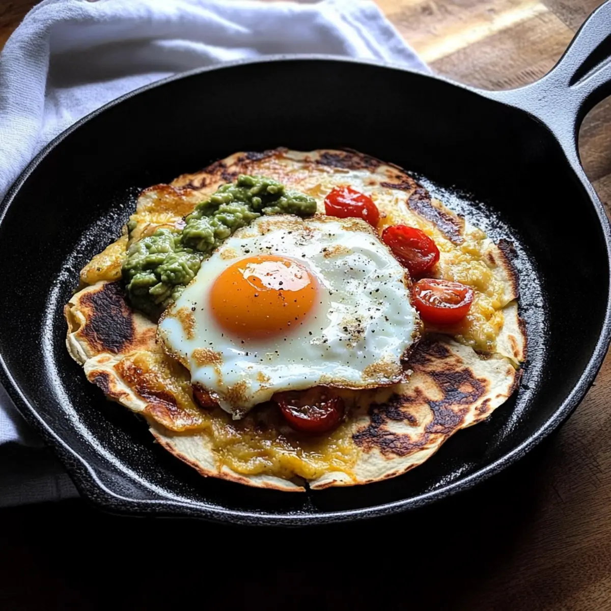 Fried Egg Quesadilla