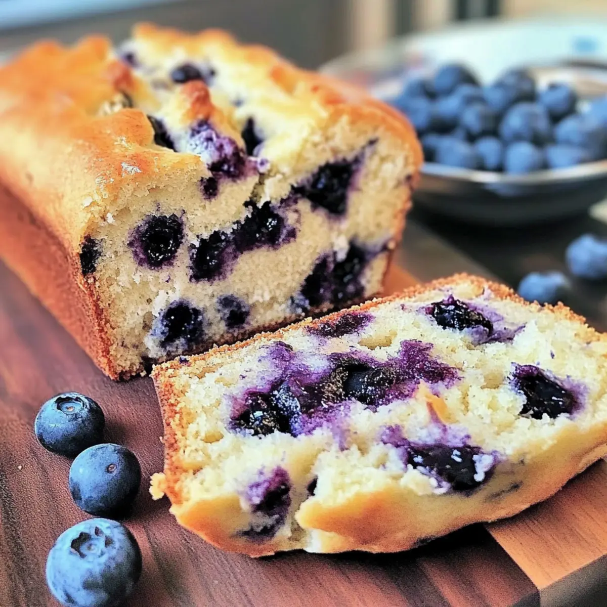Moist Blueberry Cream Cheese Bread for Cozy Mornings