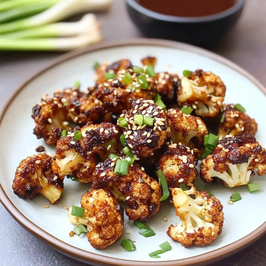 Air Fryer Sesame Cauliflower Wings