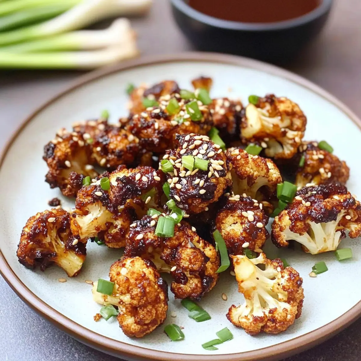 Crispy Air Fryer Sesame Cauliflower Wings for Guilt-Free Snacking