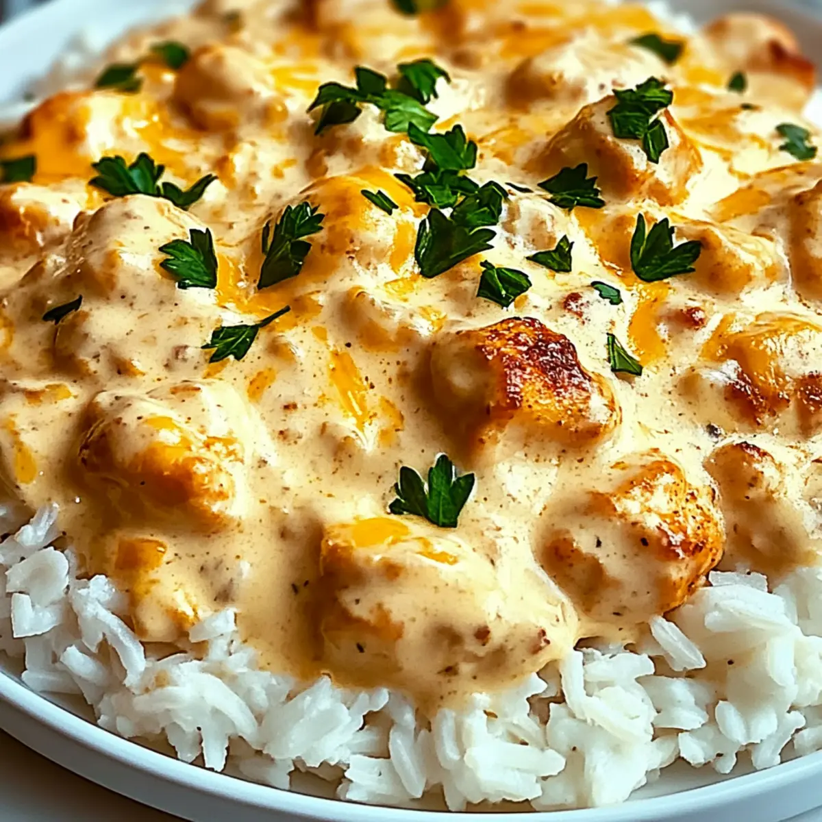 Creamy Smothered Chicken and Rice for Ultimate Comfort Night
