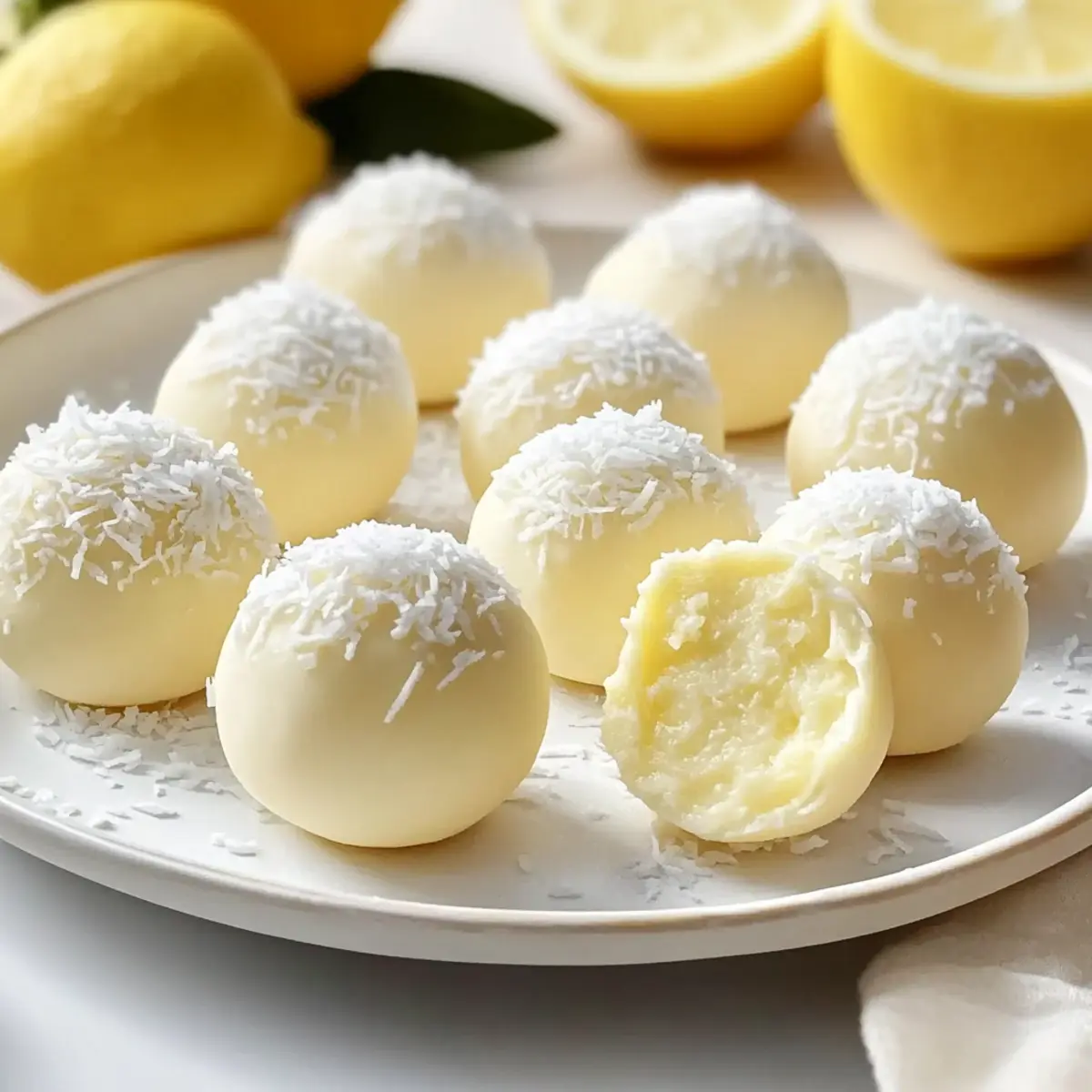 Creamy Lemon Truffles