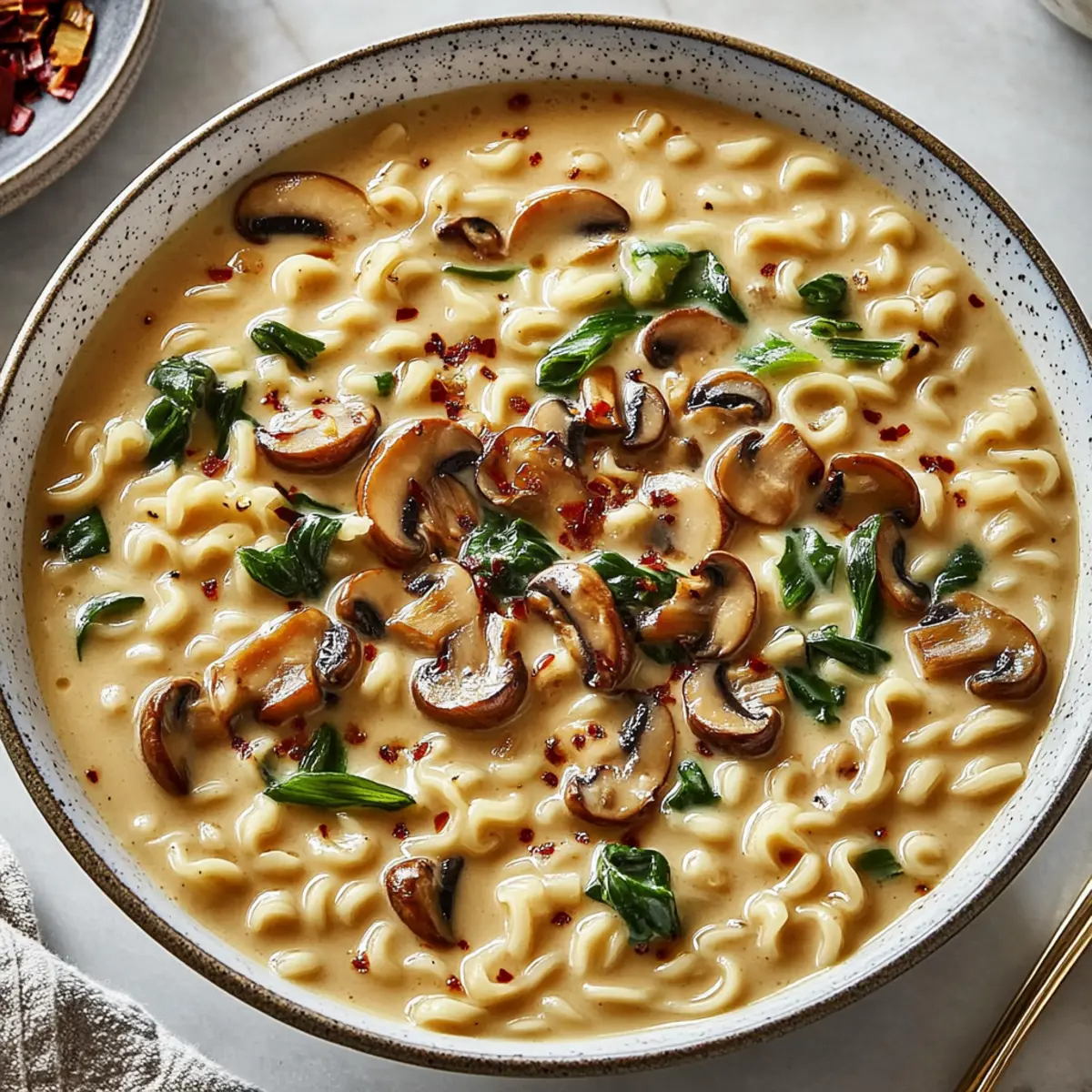 Creamy Mushroom Vegan Ramen